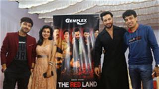 Shaleen Bhanot, Flora Saini, Alok Kumar promote their web series – The Red Land at Meeras Navratri with Director Vivek Srivastava