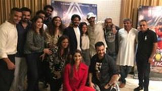 Cricket stars graced the special screening of 'The Zoya Factor'!