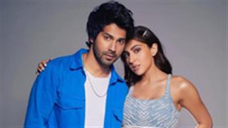 Sara Ali Khan and Varun Dhawan strikes in cool blue twinning ensembles as they promote Coolie No. 1