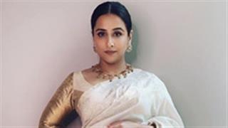 Vidya Balan looks like an ethereal demigoddess in a white saree