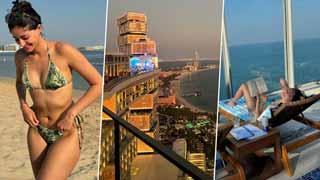 Ananya Panday Turns Up the Heat in Sizzling Bikini Photos from Dubai Vacation!