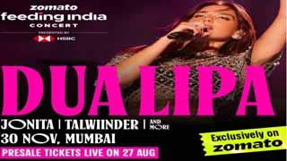 Dua Lipa to Headline Zomato Feeding India 2024 Concert!