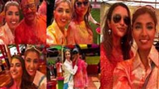 Actress Jyoti Saxena Paints The Instagram With a Rainbow Of Colours - Check pictures from her biggest Holi bash!