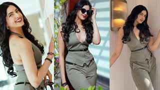 Kashika Kapoor Commands Attention In A Halter Neck PanSuit As She Promotes Her Tollywood Debut Film 'Love You Father'!