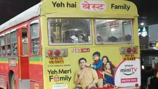 Amazon miniTV unveils an intriguing OOH campaign featuring BEST buses to promote Yeh Meri Family Season 3!