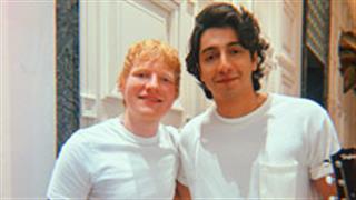 Ahaan gets his guitar autographed by Ed Sheeran, will use it to prep for his debut romantic film!