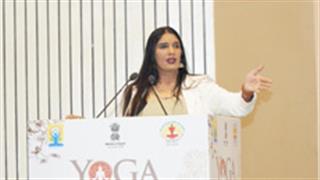 Ministry of Ayush invited actress & yogi Anu Aggarwal to conduct a a yoga session!