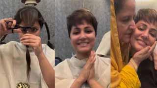 ब्रेस्ट कैंसर से लड़ रही हिना खान कीमोथेरेपी से पहले क्यों हुई भावुक, वीडियो वायरल!