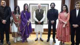 A proud moment! After watching The Sabarmati Report PM Narendra Modi met the team to applaud them for their remarkable efforts!