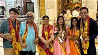Sony SAB's Wagle Ki Duniya cast Seeks Blessings at Siddhivinayak Temple
