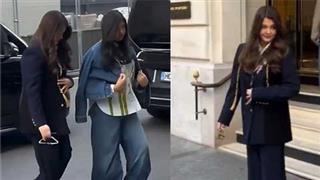 Aishwarya Rai Bachchan Stuns in Paris with Daughter Aaradhya Ahead of Fashion Week!
