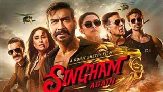 Watch the power of 'Singham Again' only on Anmol Cinema!