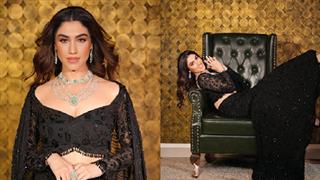 Delbar Arya Stuns in an All-Black Lehenga Choli- Fans Call Her 'Stunningly gorgeous'!