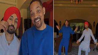 Diljit Dosanjh Brings Punjabi Vibes to Hollywood Royalty Teaches Bhangra to Will Smith!
