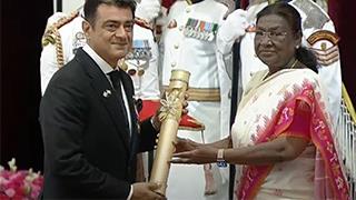 Padma Awards 2025: Indian Celebrities Honoured in Grand Ceremony at Rashtrapati Bhavan!