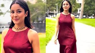 Shehnaaz Gill Embraces Desi Elegance Amid Melbourne's Rainy Charm!