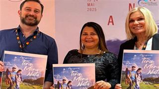 चंदा पटेल ने 78वें कान फिल्म महोत्सव 2025 में 'तेरा मेरा नाता' का पोस्टर रिलीज़ किया!