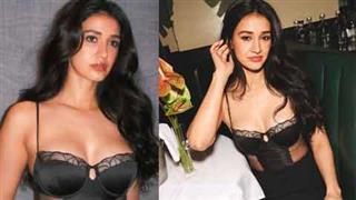 दिशा पाटनी ने ग्लैमरस काले कोर्सेट बॉडीसूट में कामुक और बोल्ड फोटोशूट से मचाया तहलका!