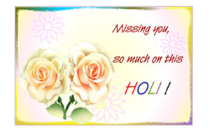 Missing U on Holi!