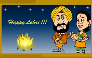 The warmth of Lohri!