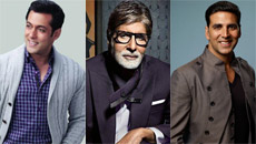 Whoa! Salman, Big B and Akki are ahead of Hollywood heros