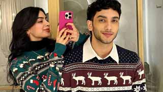 Khushi Kapoor Shares Fun Christmas Sweater Party Moments with Vedang Raina!