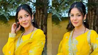 Shehnaaz Gill Shines Bright in Yellow: A Vision in Ethnic Attire!