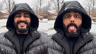 Arjun Kapoor Embraces His Inner Child in Snowy Selfies!