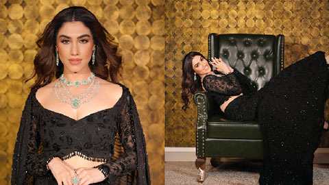 Delbar Arya Stuns in an All-Black Lehenga Choli- Fans Call Her 'Stunningly gorgeous'!