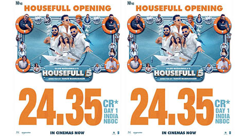 Housefull 5 Opens With A Bang at the Box Office - Akshay Kumar's Biggest Non Holiday Opening Ever, Mints 24-35 Crores Nett Day 1!