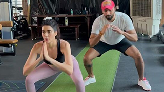 Karishma Tanna and Varun Bangera's Fun Bicep Flexing Challenge Takes Over Social Media!