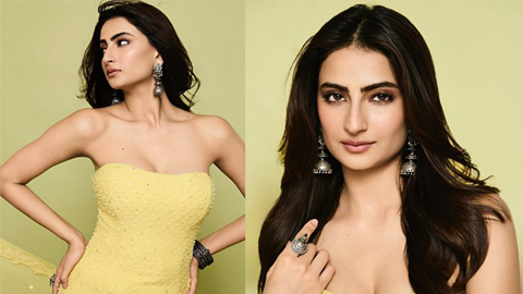 स्ट्रैपलेस येलो ड्रेस में पलक तिवारी के हॉट लुक ने सोश्ल मीडिया यूजर्स को किया आकर्षित!