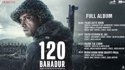 Excel Entertainment and Trigger Happy Studios unveil the music album of 120 Bahadur at Royal Opera House!