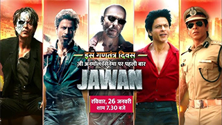 This Republic Day Zee Anmol Cinema brings the channel premiere of Hindi cinema's biggest hit 'Jawaan'!