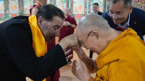 Sunny Deol Shares a Soulful Encounter with Dalai Lama in Ladakh!