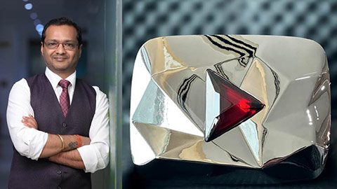 Zee Music Company honoured with YouTube's prestigious Red Diamond Play Button for crossing 100 million subscribers!