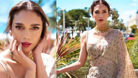 "Sari over Silhouette": Aditi Rao Hydari Brings Archival Royalty to the French Riviera!