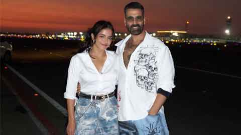 Akshay Kumar and Wamiqa Gabbi kick off Bhoot Bangla promotions in style!