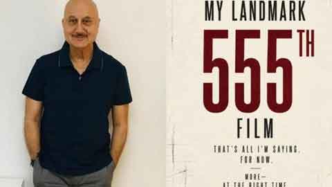 "The Joy of Revealing at the Right Time": Anupam Kher Announces Landmark 555th Career Film, Keeping Title Under Wraps!