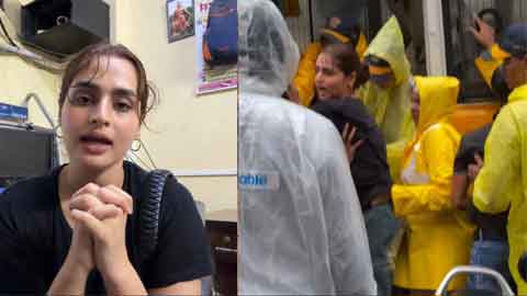 "Sadak Pe Khade Rehna Kabse Crime Ho Gaya?": Actress Ayesha Khan Detained and Released by Mumbai Police Amid NEET Protests!