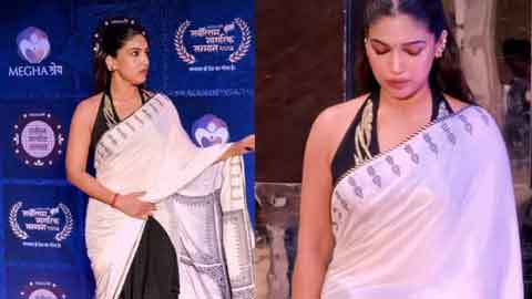 "Ek Second, National Anthem": Bhumi Pednekar Halts Red Carpet Appearance to Stand at Attention, Winning Broad Praise!