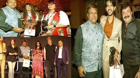 Deepak Tijori, Hiten Tejwani and Bhumi Trivedi Honour Dr Khoja with Gujarati Bright Award!