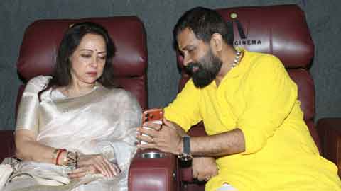 Hema Malini Praises the Grandeur and Spiritual Soul of "Krishnavataram Part 1 - The Heart" at Mathura Screening!