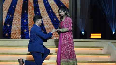 Indian Idol Contestant Jyotirmayee Nayaks Fiance Makes a Heartwarming Surprise Entry at Yas Island Special Episode!