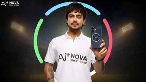 Power Hitter Ishan Kishan Joins Forces with Ai Plus Smartphone!