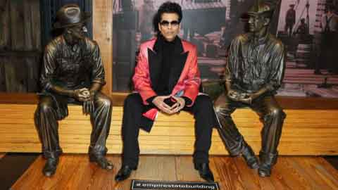 Karan Johar Visits the Empire State Building to Celebrate Met Gala Monday!