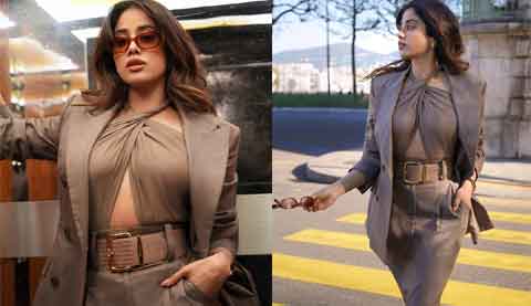 "Metallic Magic": Janhvi Kapoor Defines High-Octane Glamour in Viral Shoot!