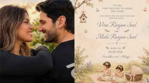 "My Sunshines Are Here": Anushka Ranjan and Aditya Seal Welcome Twin Baby Girls, Introduce Vira and Mahi!