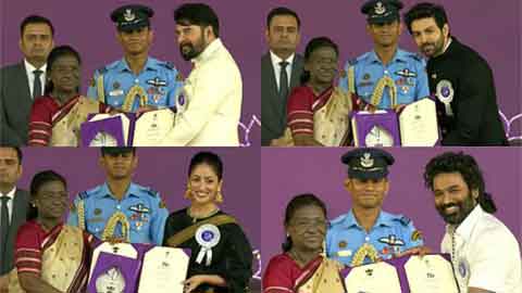 72nd National Film Awards Conferred by President Droupadi Murmu: Anant Nag Honoured with Dadasaheb Phalke, Mammootty And Kartik Aaryan Share Best Actor!