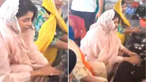 "A Humble Return": Priyanka Chopra Jonas Performs Seva at the Golden Temple!